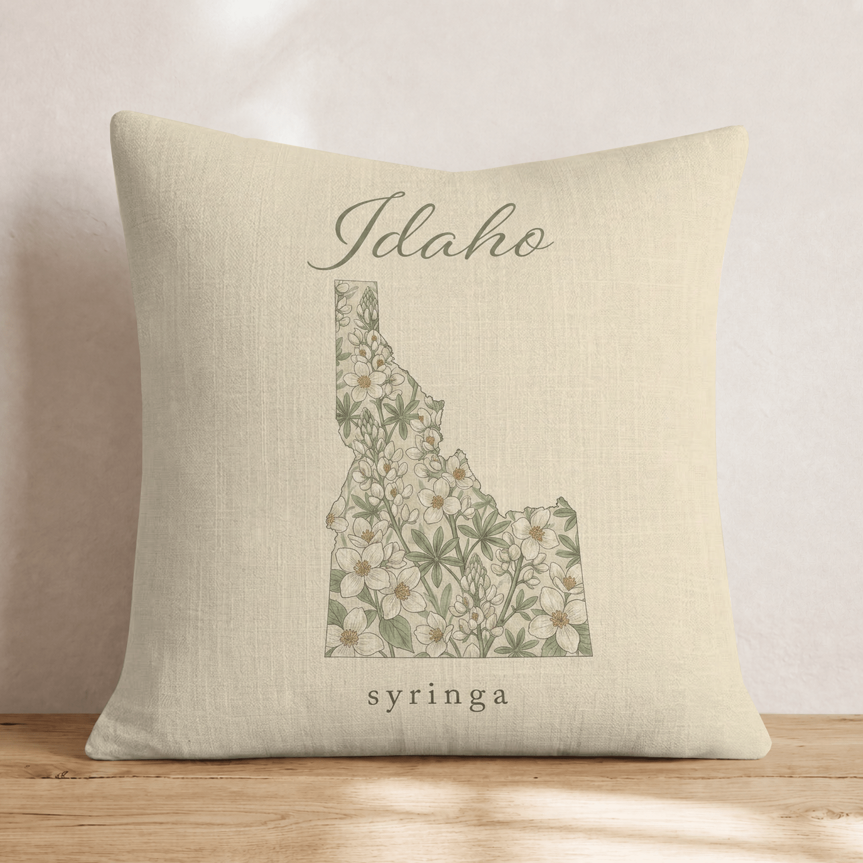 Idaho State Flower Throw Pillow - Hillcroft Home