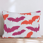 In Flight Bats Throw Pillow - Hillcroft Home