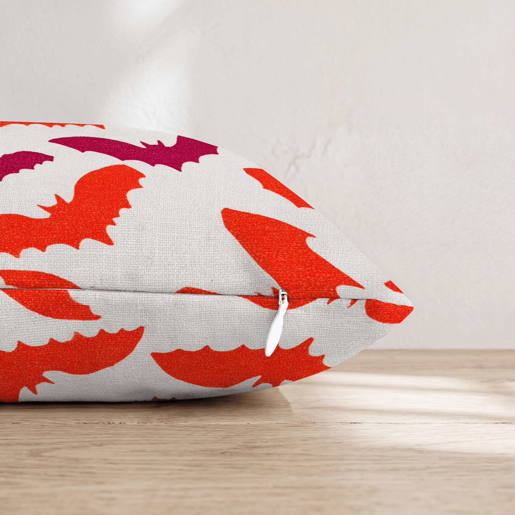 In Flight Bats Throw Pillow - Hillcroft Home