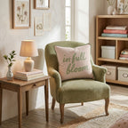 In Full Bloom Throw Pillow - Hillcroft Home