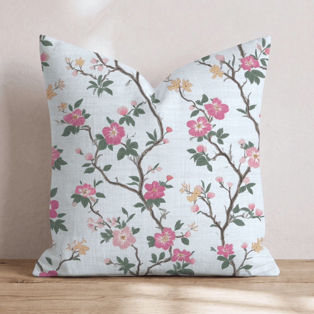 In The Vines Throw Pillow - Hillcroft Home