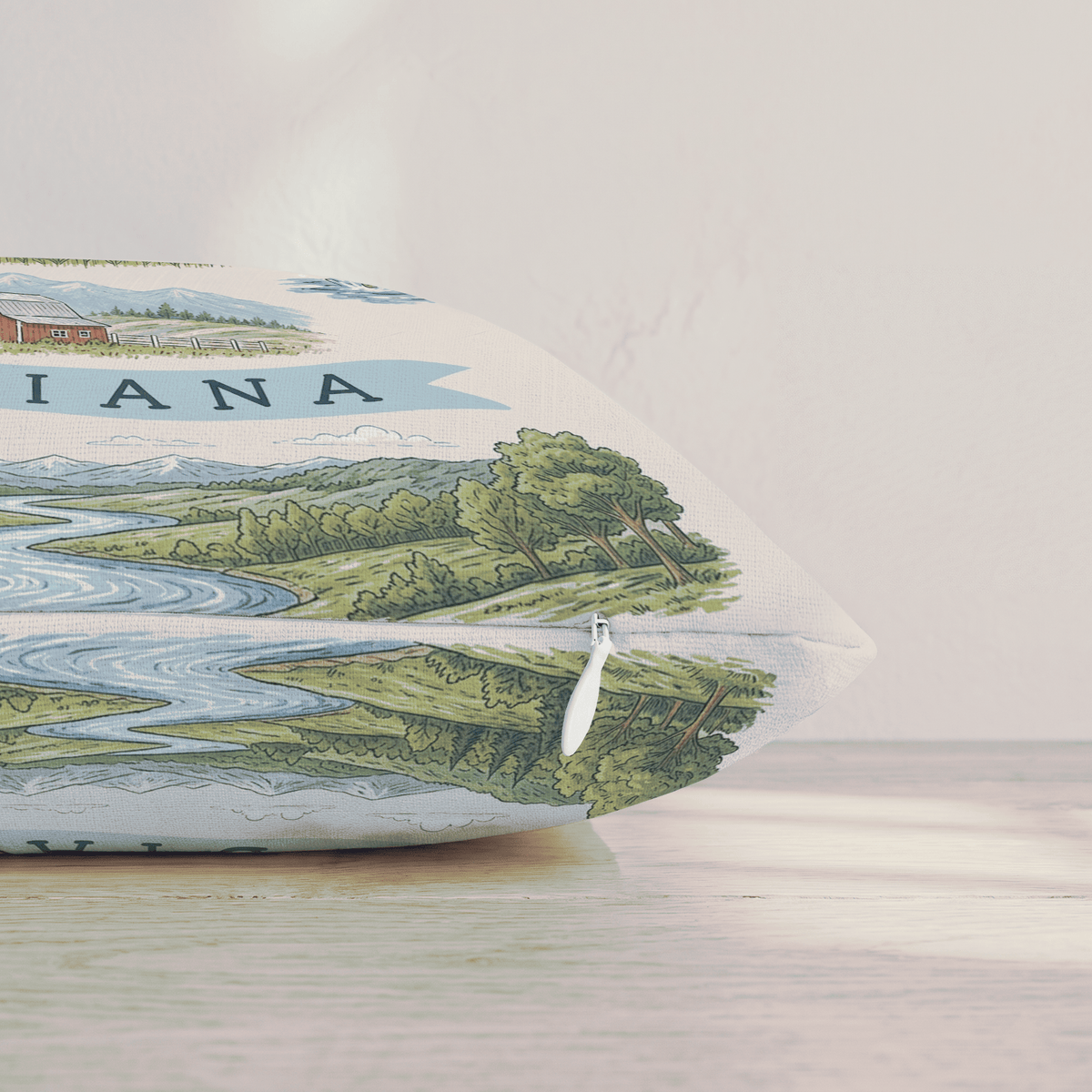 Indiana Gallery Throw Pillow throw pillow - Hillcroft Home