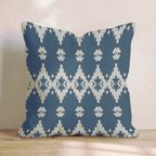 Indigo Tide Throw Pillow - Hillcroft Home