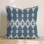 Indigo Tide Throw Pillow - Hillcroft Home