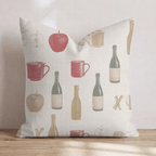 Ink-Line Cidery Throw Pillow - Hillcroft Home