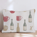 Ink-Line Cidery Throw Pillow - Hillcroft Home