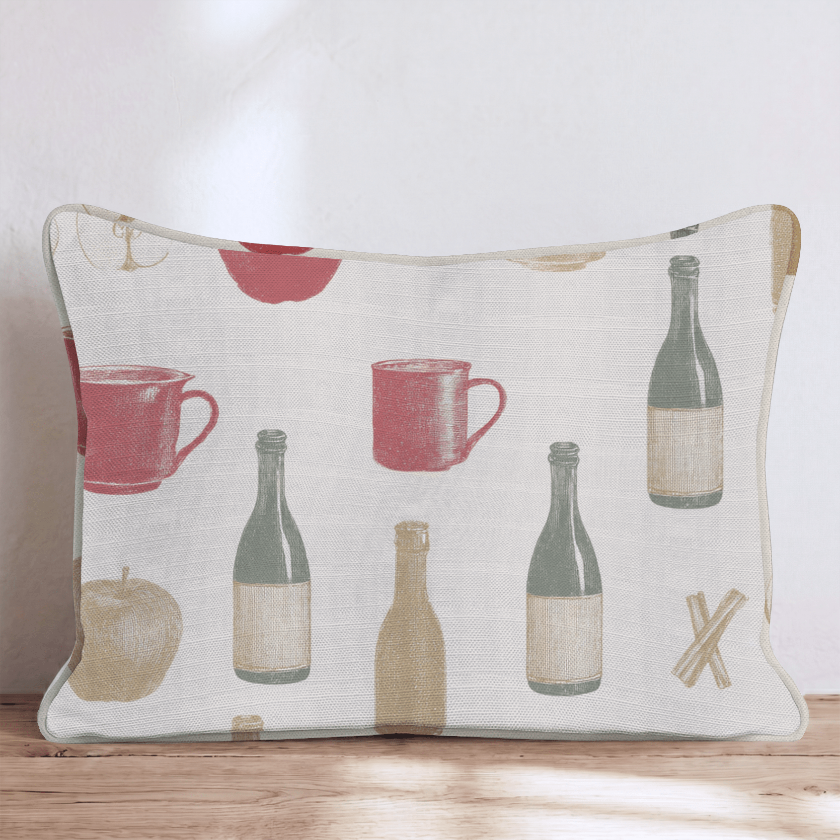 Ink-Line Cidery Throw Pillow - Hillcroft Home