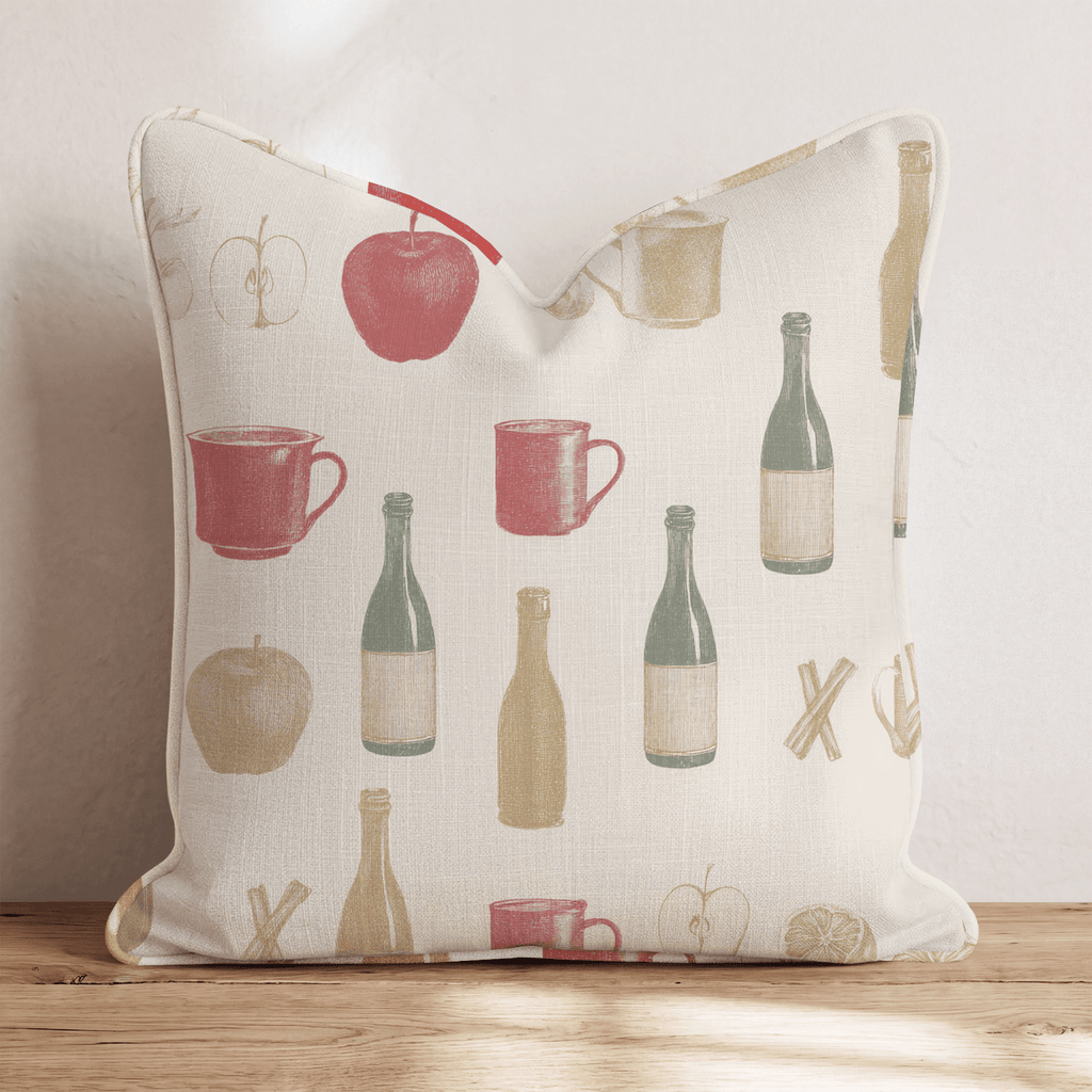 Ink-Line Cidery Throw Pillow - Hillcroft Home