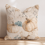 Ink-Line Pumpkins Throw Pillow - Hillcroft Home