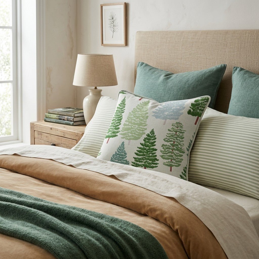 Into the Woods Throw Pillow - Hillcroft Home
