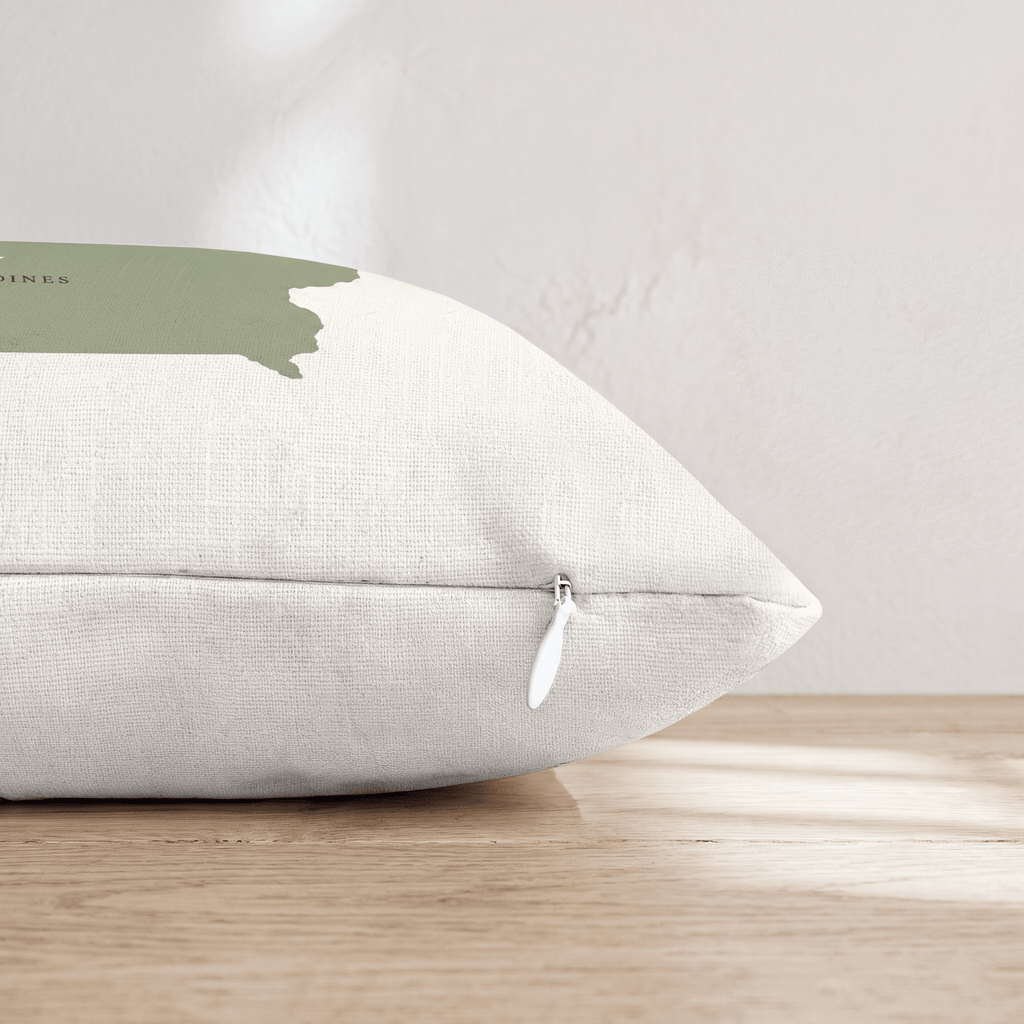 Iowa State Capital Throw Pillow - Hillcroft Home