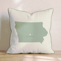 Iowa State Capital Throw Pillow - Hillcroft Home