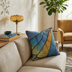 Iridescent Wing Close Up Throw Pillow - Hillcroft Home