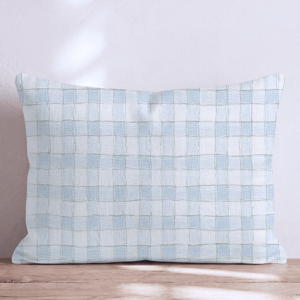 It's a Boy Gingham Throw Pillow - Hillcroft Home