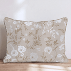 Ivory Botanical Throw Pillow - Hillcroft Home