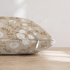 Ivory Botanical Throw Pillow - Hillcroft Home