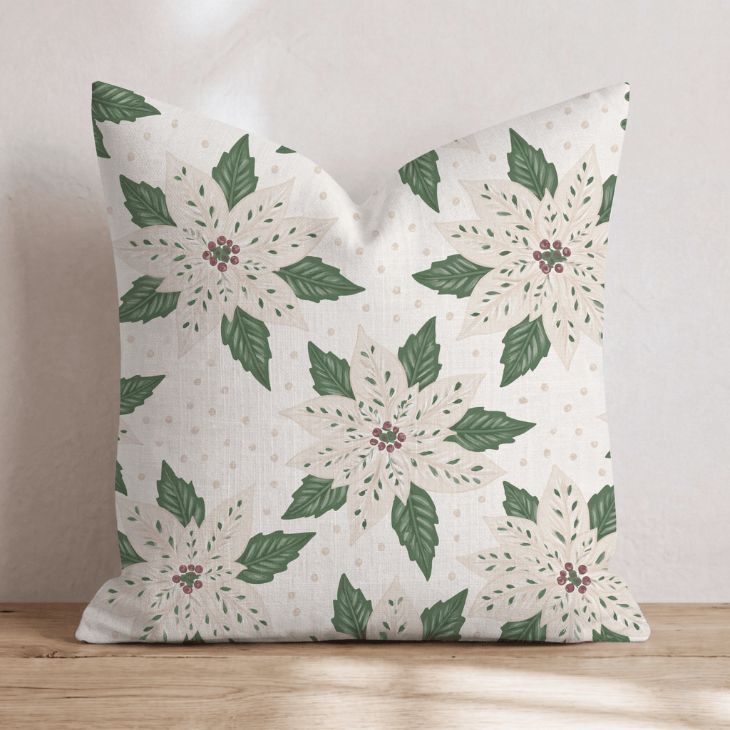 Ivory Noel Throw Pillow throw pillow - Hillcroft Home
