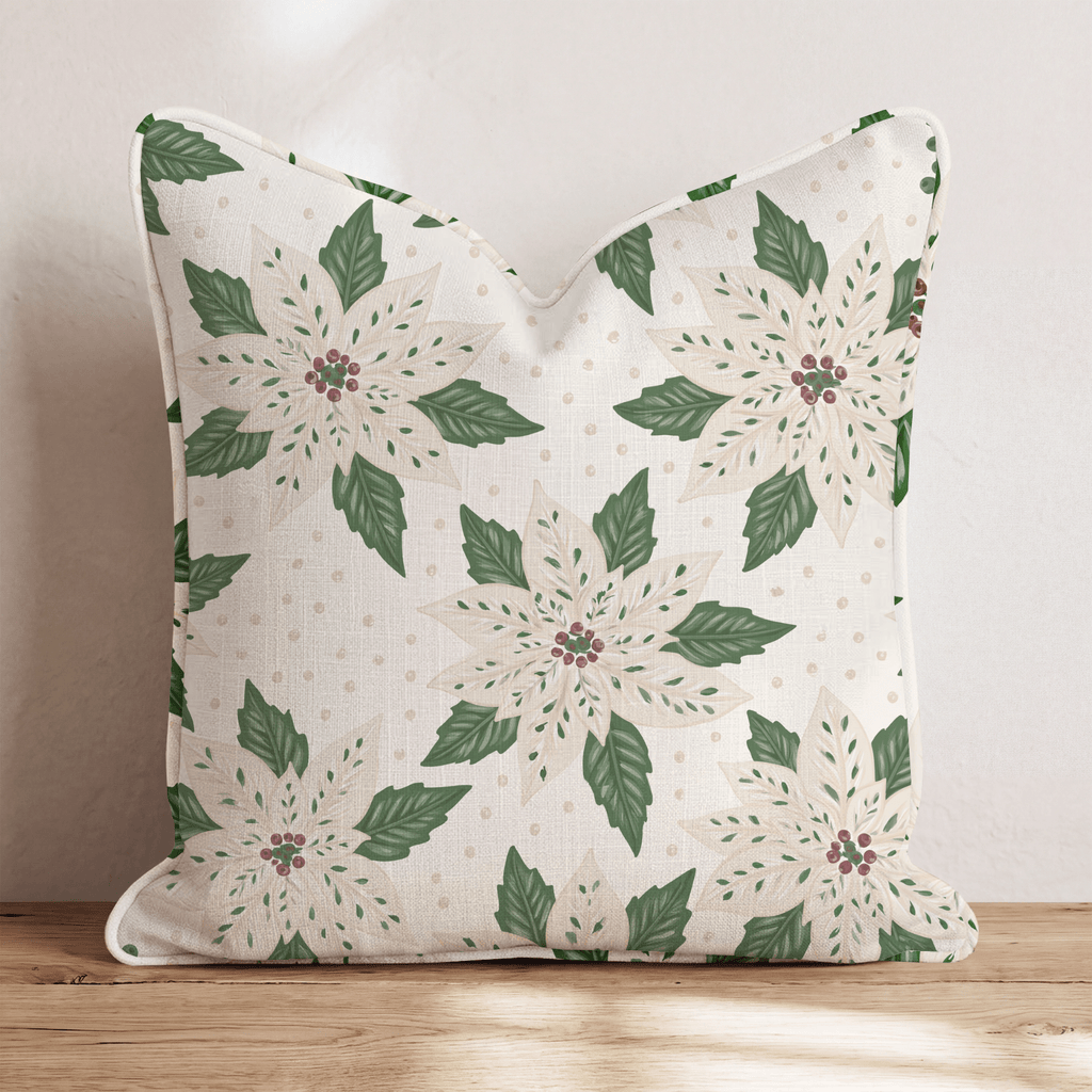 Ivory Noel Throw Pillow throw pillow - Hillcroft Home