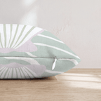Ivory Shell Throw Pillow - Hillcroft Home