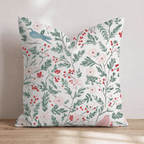 Ivory Tower Christmas Throw Pillow - Hillcroft Home