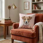Jack Russell Terrier Portrait Throw Pillow - Hillcroft Home