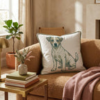 Jack Russell Terrier Throw Pillow - Hillcroft Home