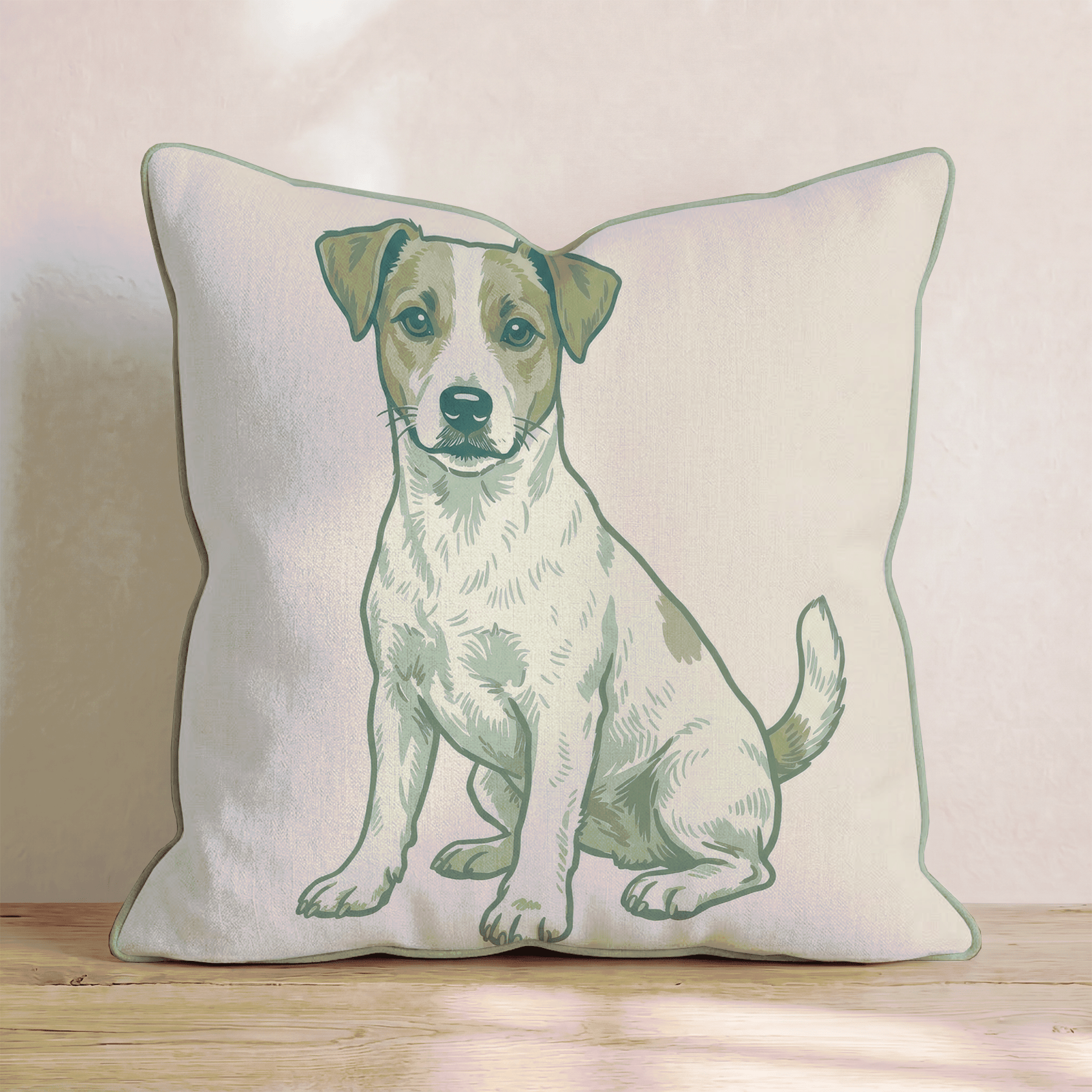 Jack Russell Terrier Throw Pillow - Hillcroft Home