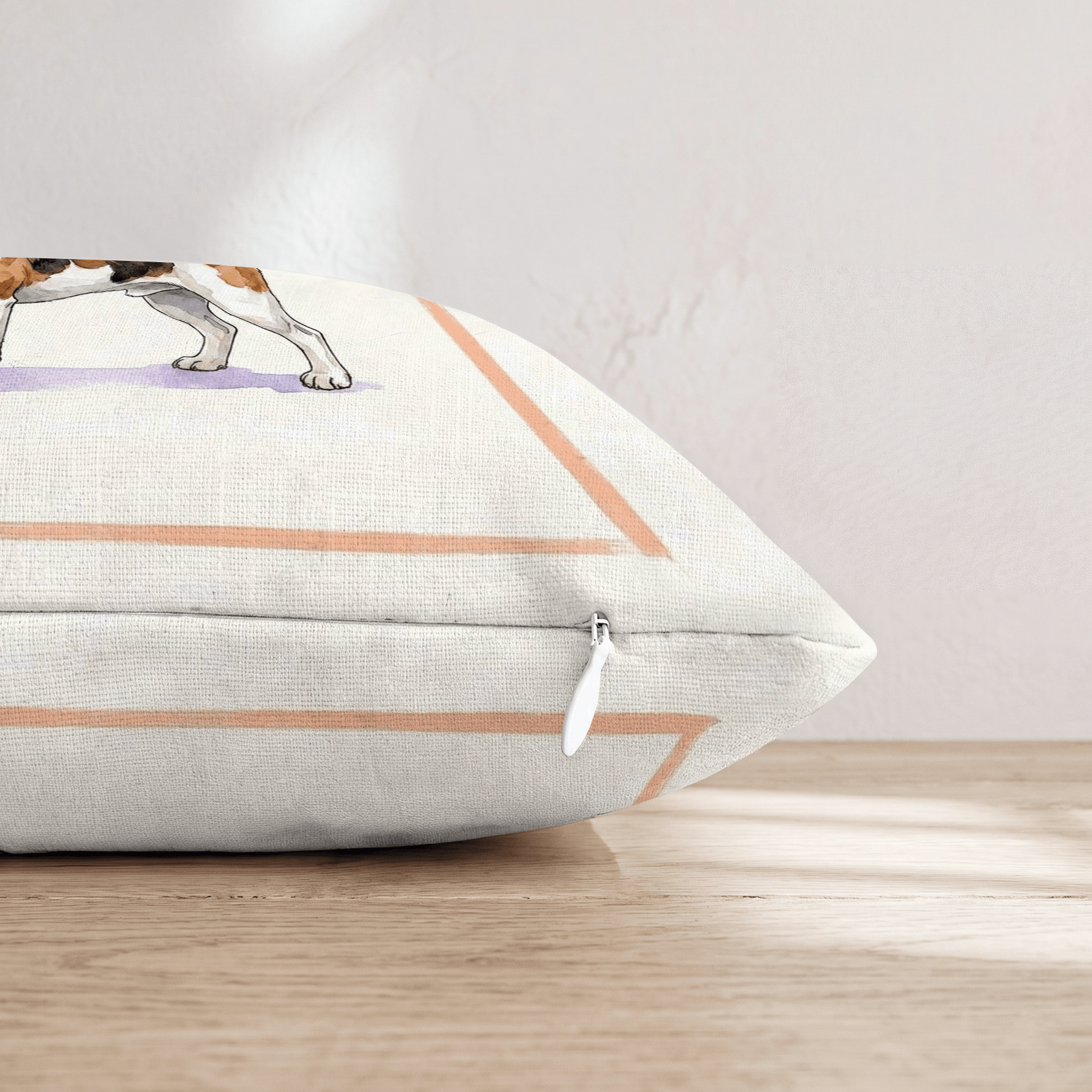 Jack Russell Tumbler Throw Pillow - Hillcroft Home