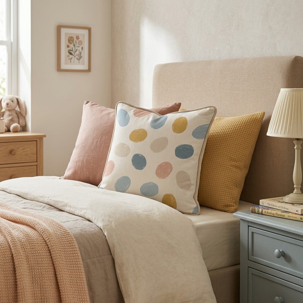 Jelly Bean Lane Throw Pillow - Hillcroft Home
