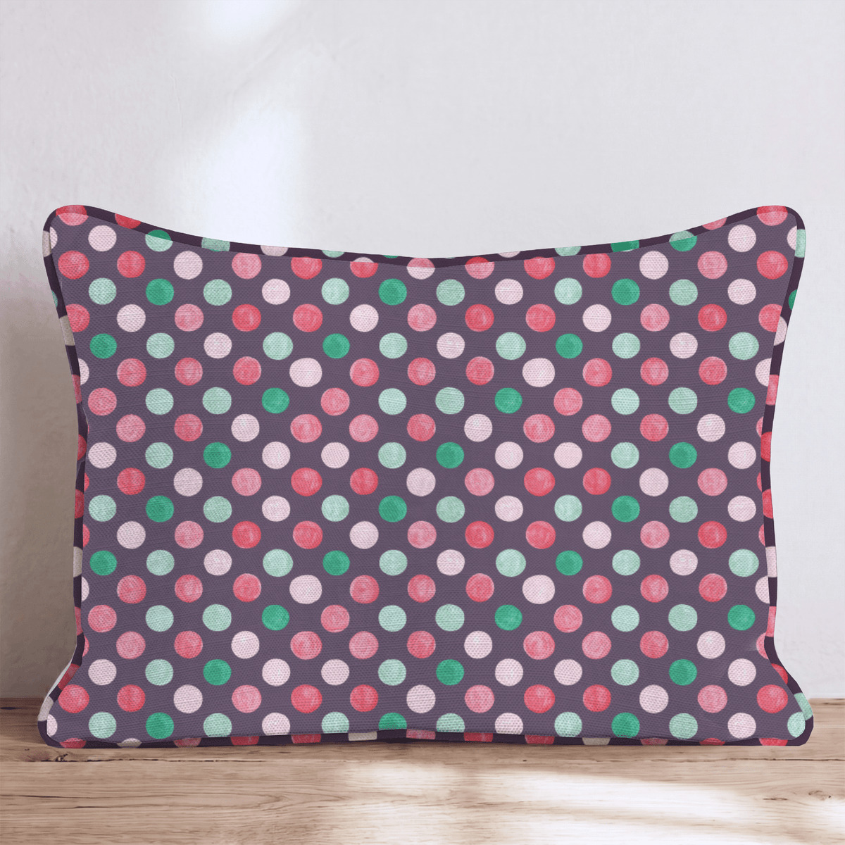 Jellybean Dots Throw Pillow throw pillow - Hillcroft Home