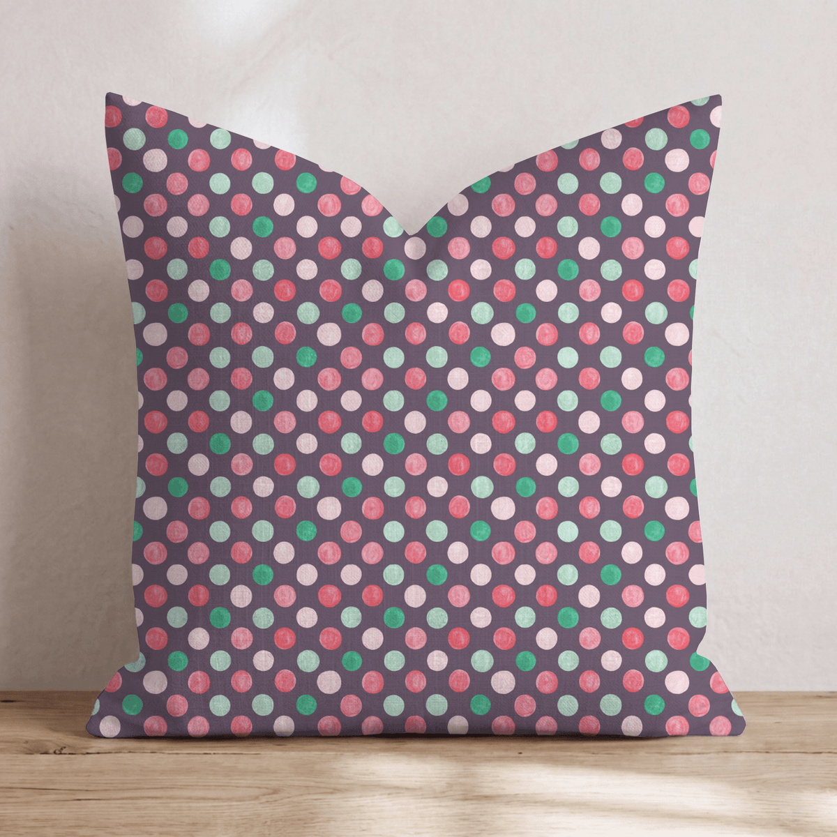 Jellybean Dots Throw Pillow throw pillow - Hillcroft Home