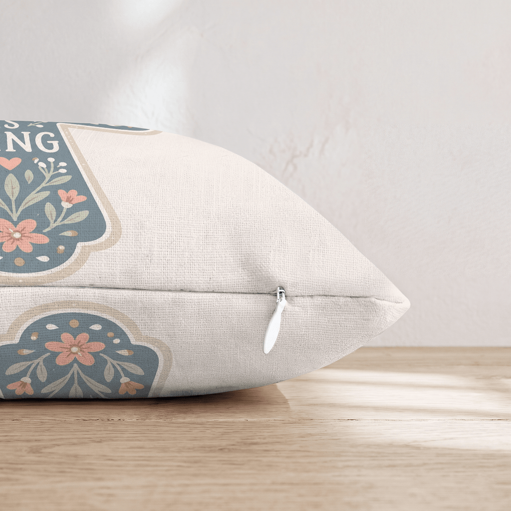 Jesus is King Throw Pillow - Hillcroft Home
