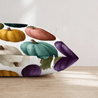 Jewel-Tone Pumpkins Throw Pillow - Hillcroft Home