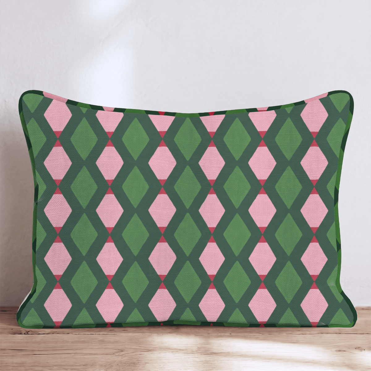 Jolly Jester Green Throw Pillow throw pillow - Hillcroft Home