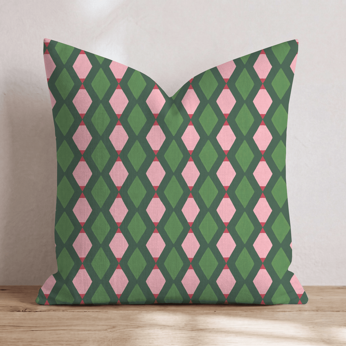 Jolly Jester Green Throw Pillow throw pillow - Hillcroft Home
