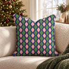 Jolly Jester Throw Pillow throw pillow - Hillcroft Home