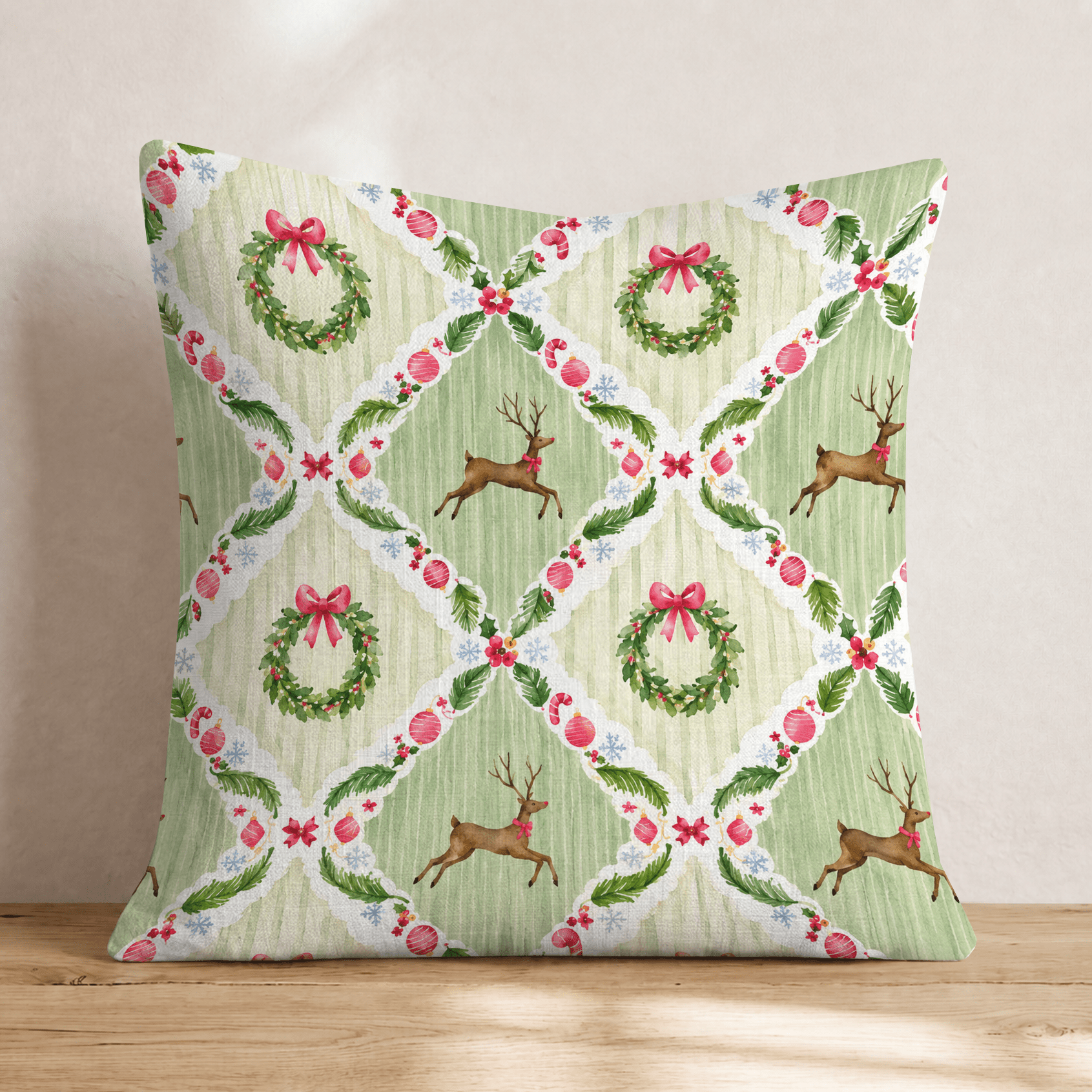 Jolly Jumping Throw Pillow - Hillcroft Home