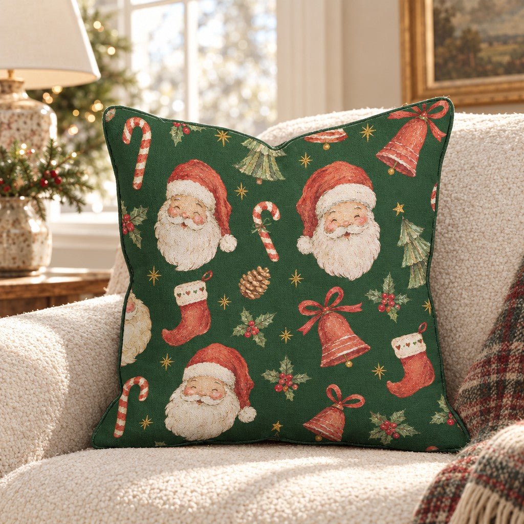 Jolly Little Things Throw Pillow throw pillow - Hillcroft Home