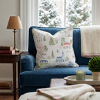 Jolly Neighborhood Throw Pillow - Hillcroft Home