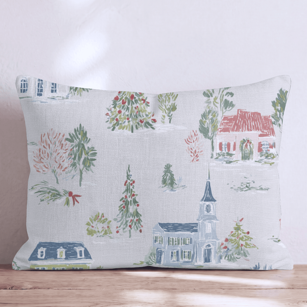 Jolly Neighborhood Throw Pillow - Hillcroft Home
