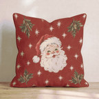 Jolly Old St Nick Throw Pillow throw pillow - Hillcroft Home