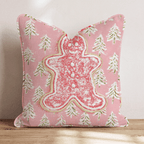 Jolly Sugar Cookie Throw Pillow - Hillcroft Home
