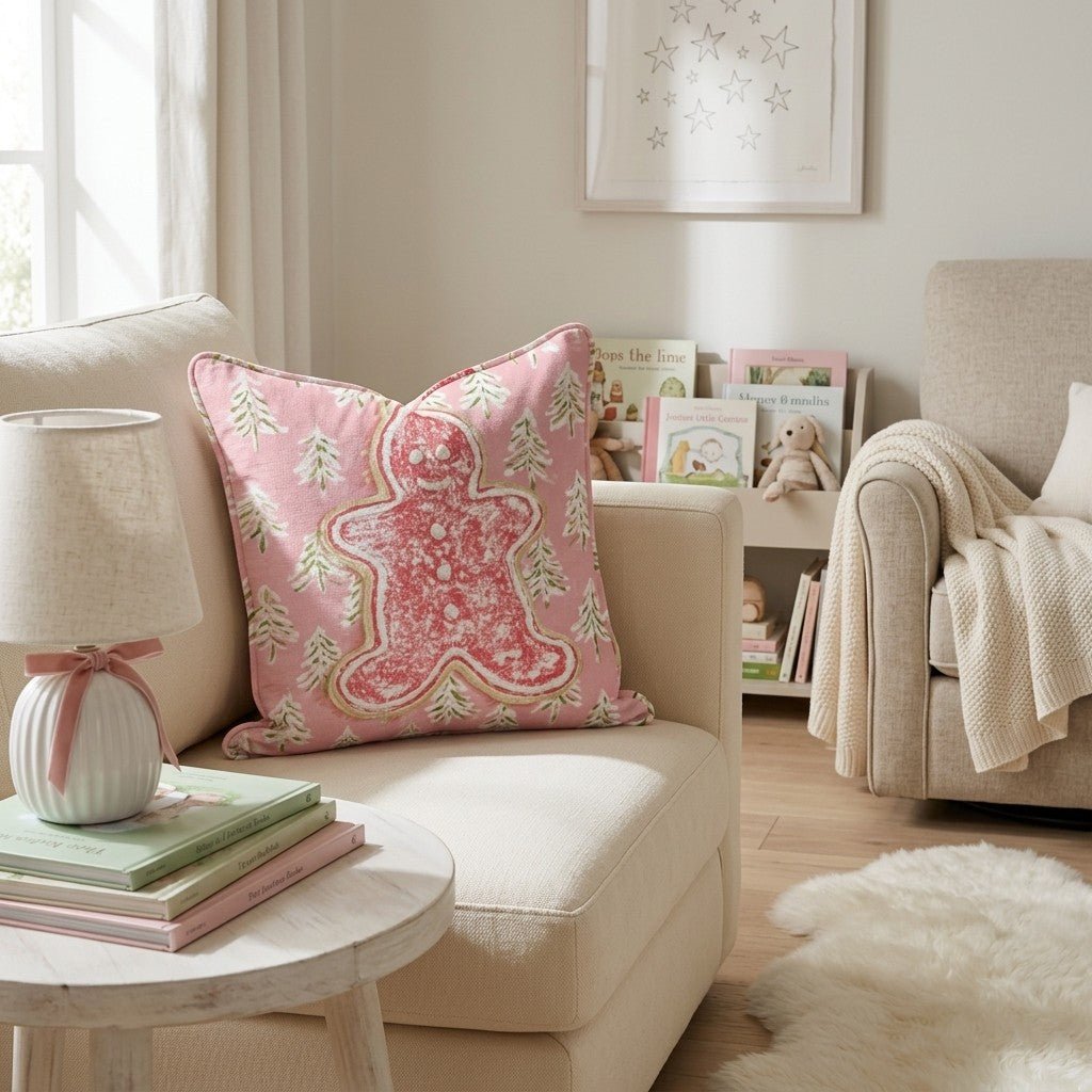Jolly Sugar Cookie Throw Pillow - Hillcroft Home