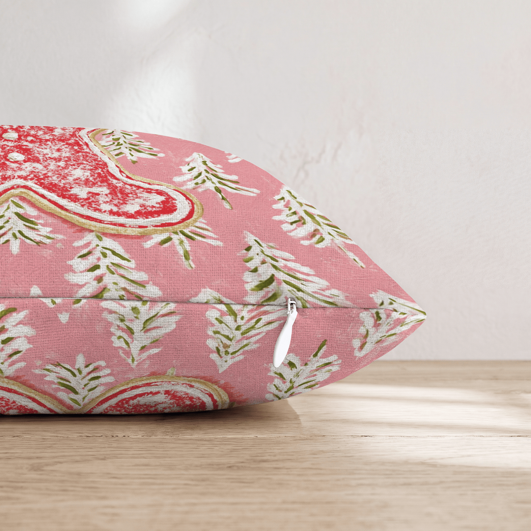 Jolly Sugar Cookie Throw Pillow - Hillcroft Home