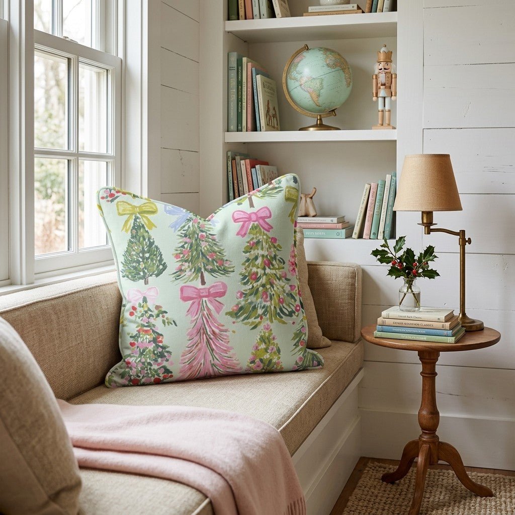 Joyful & Bright Throw Pillow - Hillcroft Home