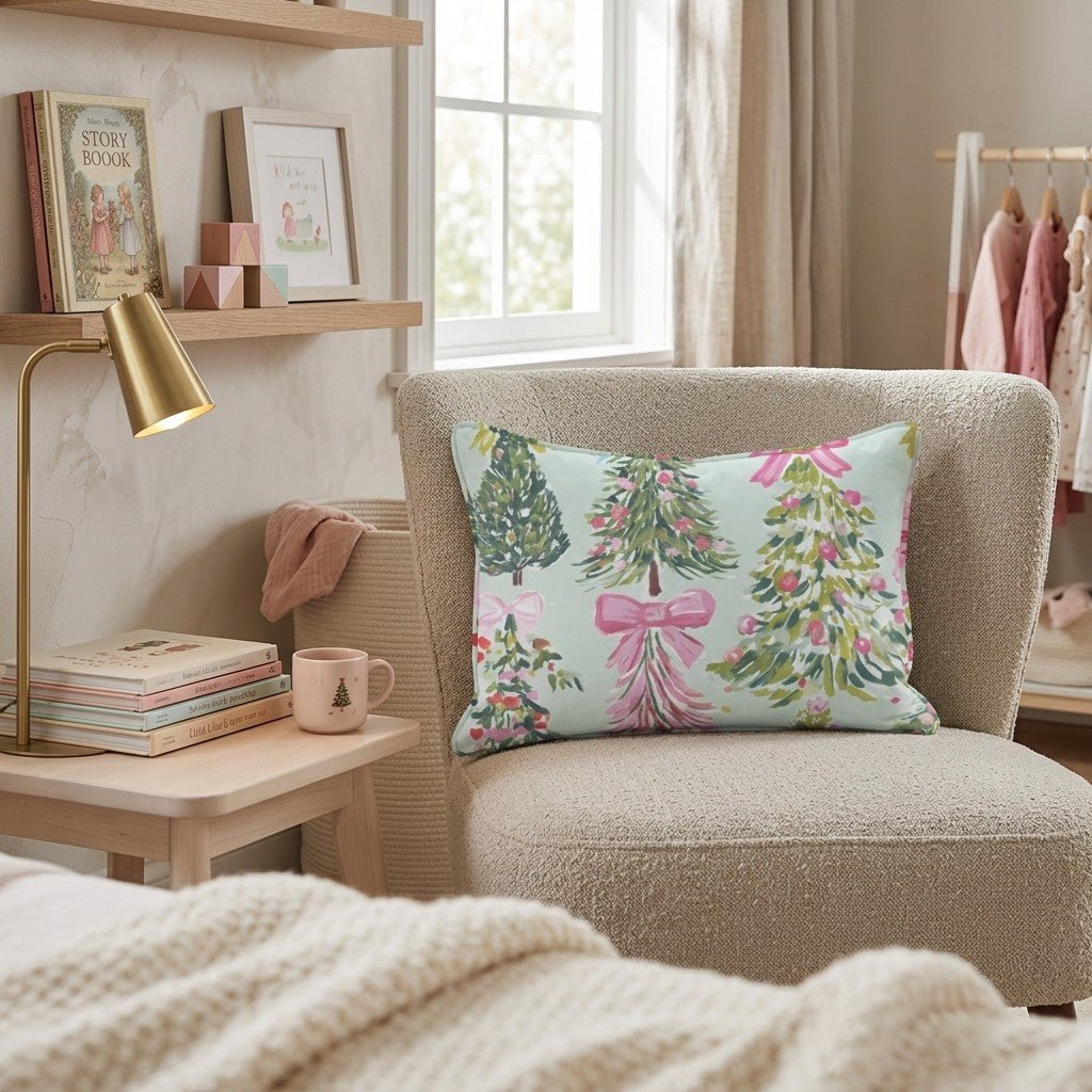 Joyful & Bright Throw Pillow - Hillcroft Home