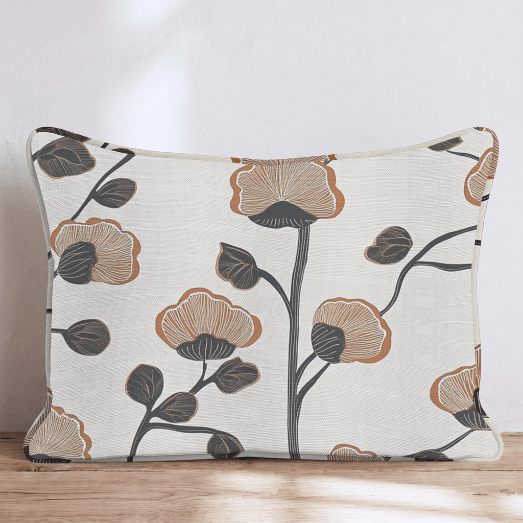 June Bloom Throw Pillow - Hillcroft Home
