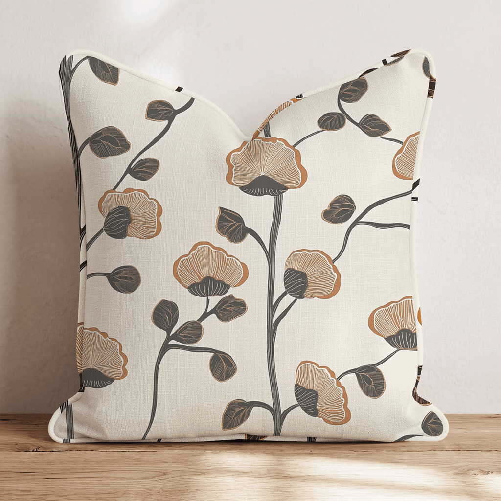 June Bloom Throw Pillow - Hillcroft Home