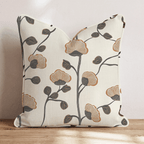 June Bloom Throw Pillow - Hillcroft Home