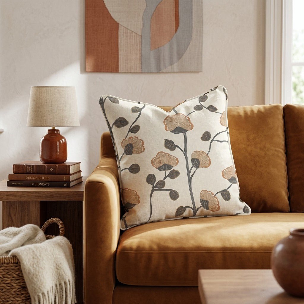 June Bloom Throw Pillow - Hillcroft Home